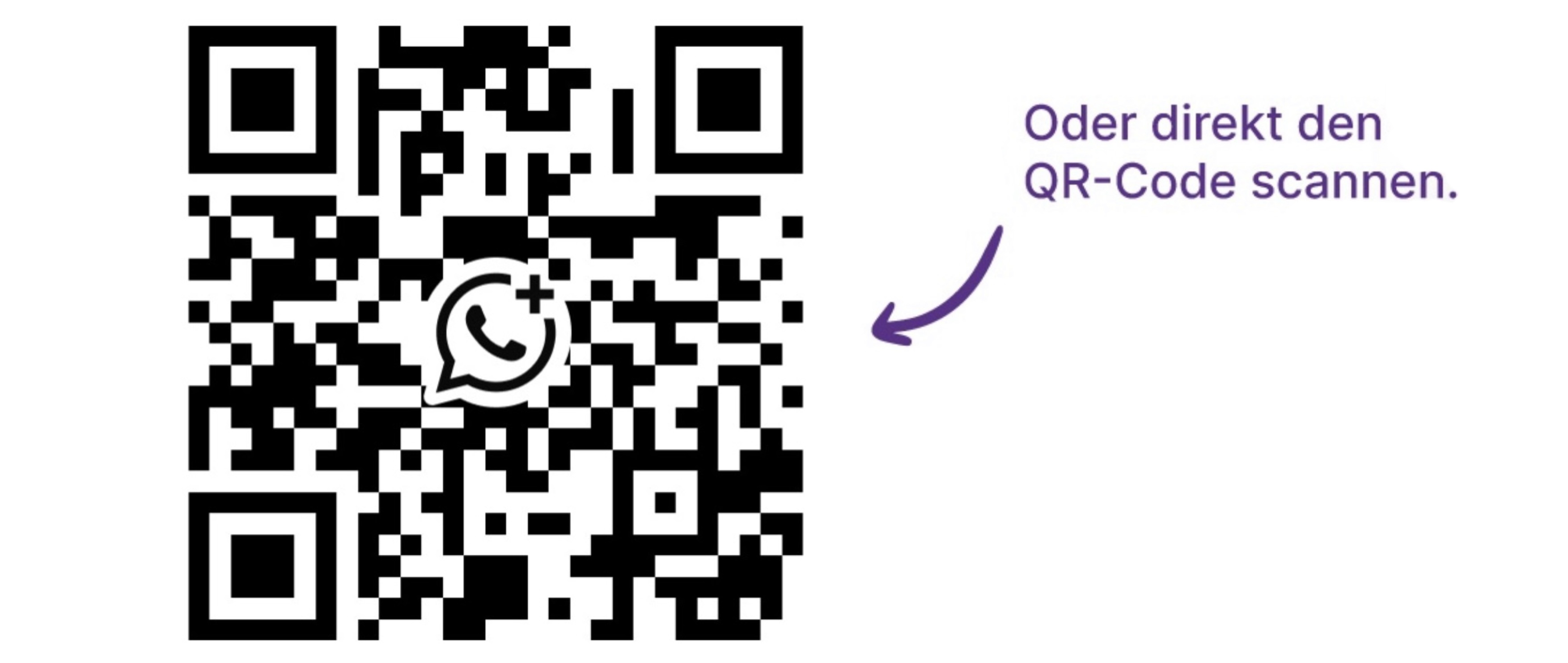 Einfach direkt den QR-Code scannen!